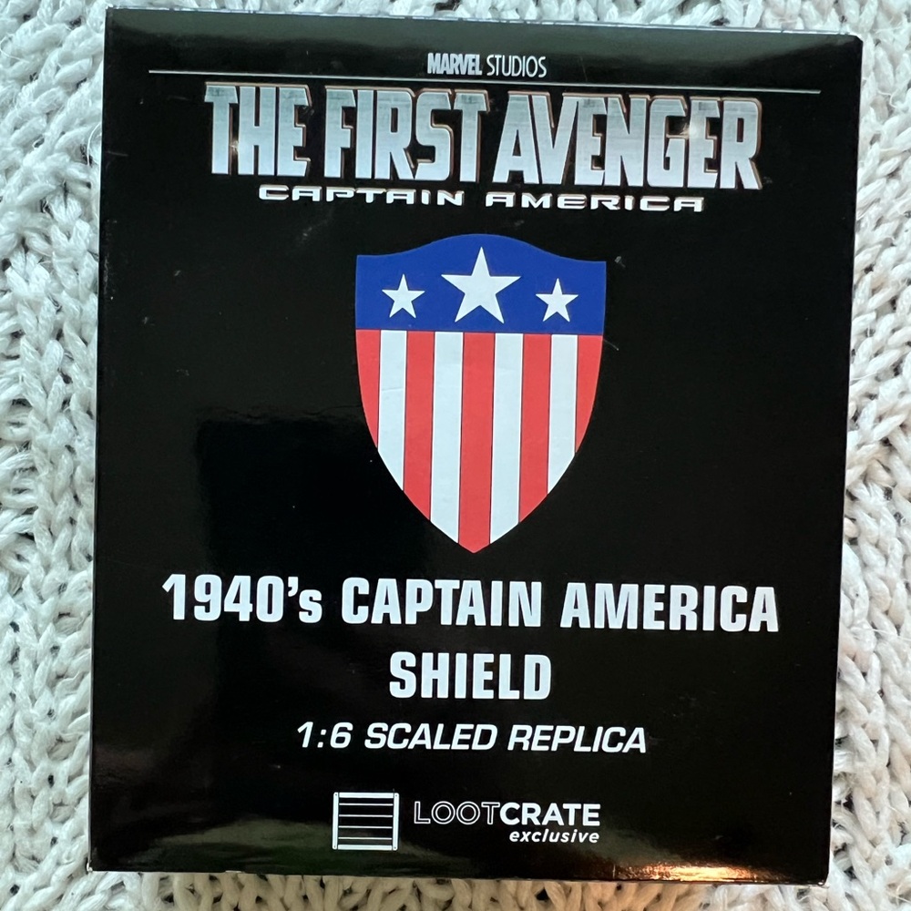Loot Crate Exc Captain America Shield Replica Marvel Avengers Steve Rogers